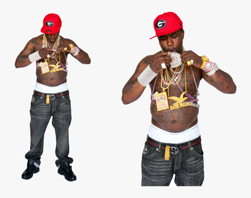 Gucci Mane Fat To Skinny, HD Png Download - kindpng.