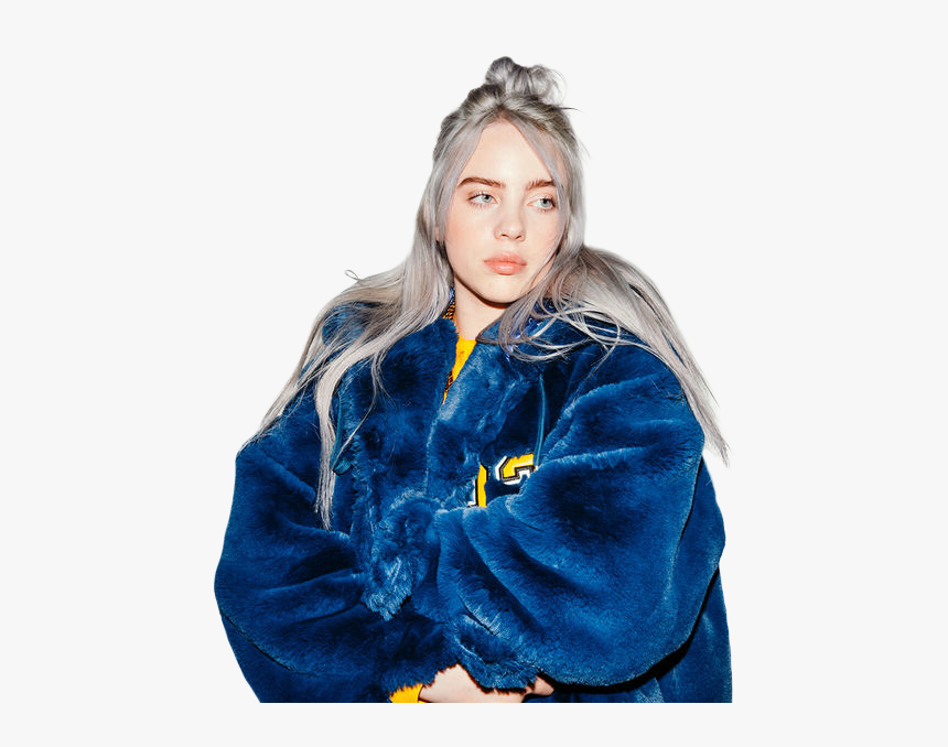 #png #tumblr #aesthetic #girl #model #blue #oceaneyes - Billie Eilish Blue Png, Transparent Png, Free Download