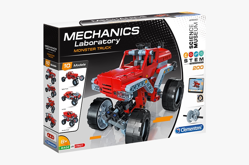 Clementoni Mechanics Laboratory Monster Trucks, HD Png Download, Free Download