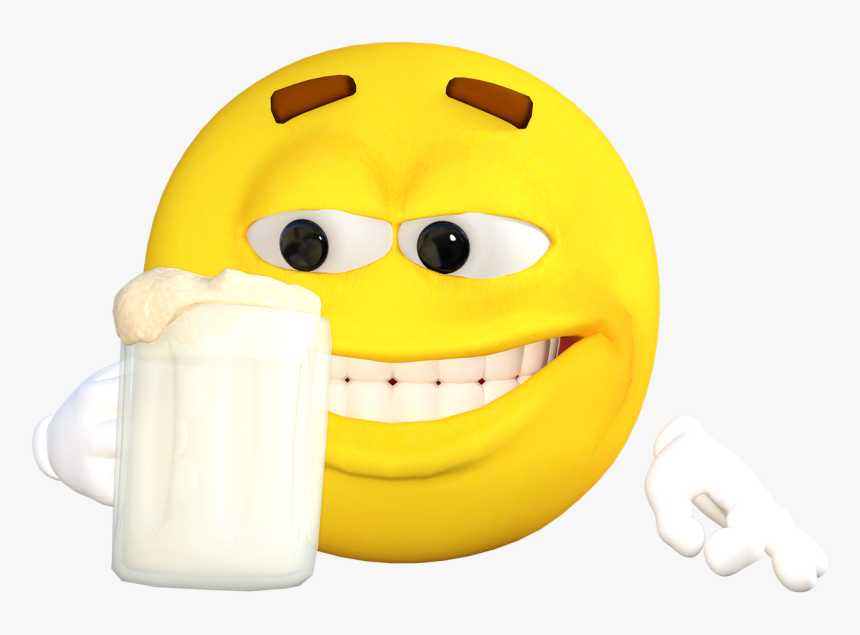 Emoji Drinking Cheers Transparent, HD Png Download, Free Download