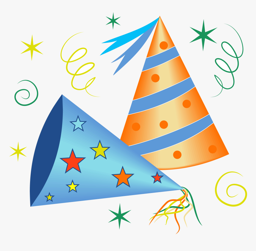 Party Hat Birthday Hats Clipart Latest And Models Transparent - Birthday Party Clipart, HD Png Download, Free Download