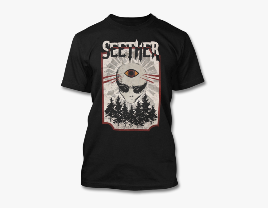 Alien Third Eye T-shirt - Skull, HD Png Download, Free Download