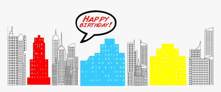 Superhero Buildings Png - Happy Birthday Super Heroes Png, Transparent Png, Free Download