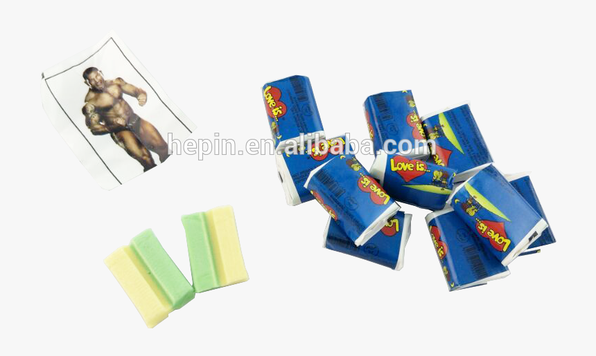 China Bubble Gum With Tattoo, China Bubble Gum With - Toy Block, HD Png Download, Free Download