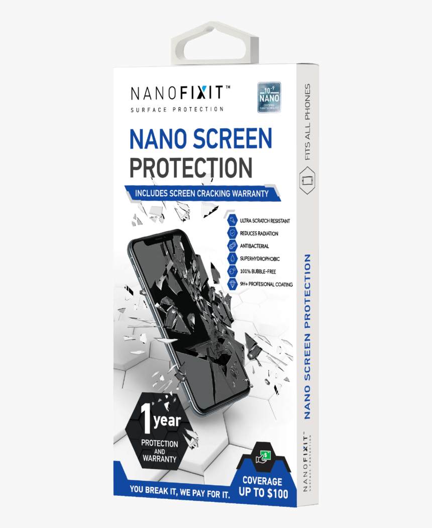 Nanofixit One Phone With $100 Warranty - Gadget, HD Png Download, Free Download