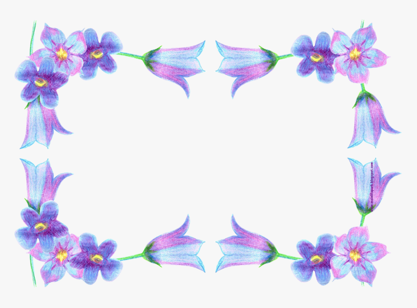 Flowers Frames Png, Transparent Png, Free Download