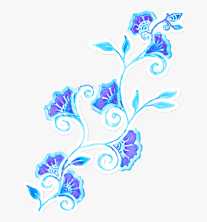 ##flower #vine #plant #colorful - Illustration, HD Png Download, Free Download