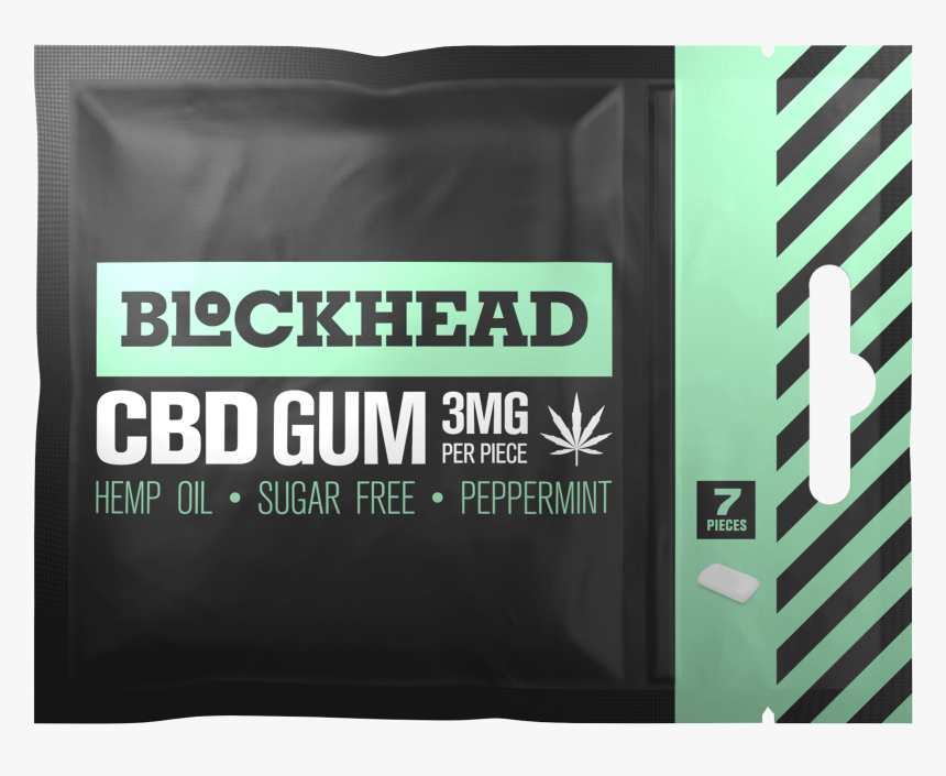 Blockhead Cbd Gum - Bag, HD Png Download, Free Download