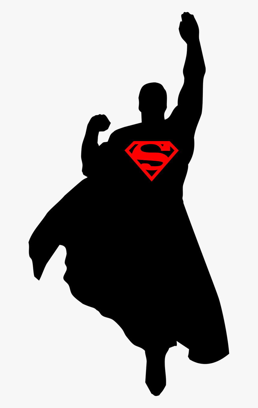 Superman Super-heroes Free Vector Graphics Free Picture - Note 10 Plus Wallpaper Hole Punch, HD Png Download, Free Download