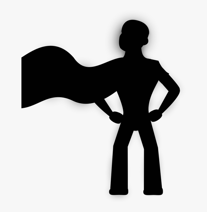 Superhero Silhouette Superman Batman - Super Husband, HD Png Download, Free Download