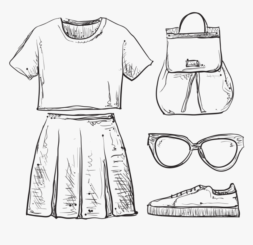 dress shirt sketch