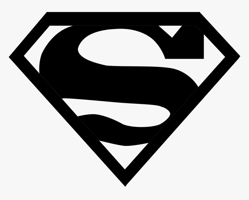 Transparent Transfiguration Sunday Clipart - Superman Logo Black Png, Png Download, Free Download