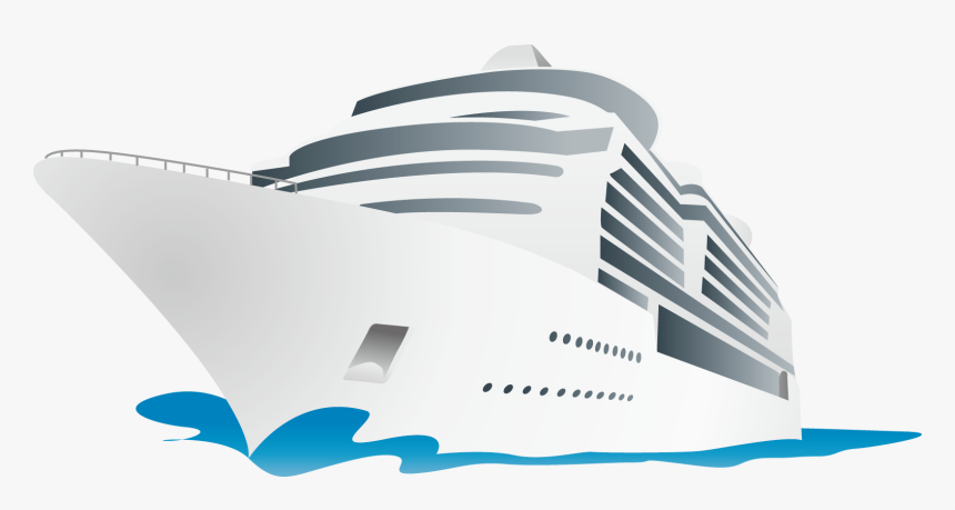 Cruise Ship Clip Art - Cartoon Transparent Cruise Ship, HD Png Download, Free Download
