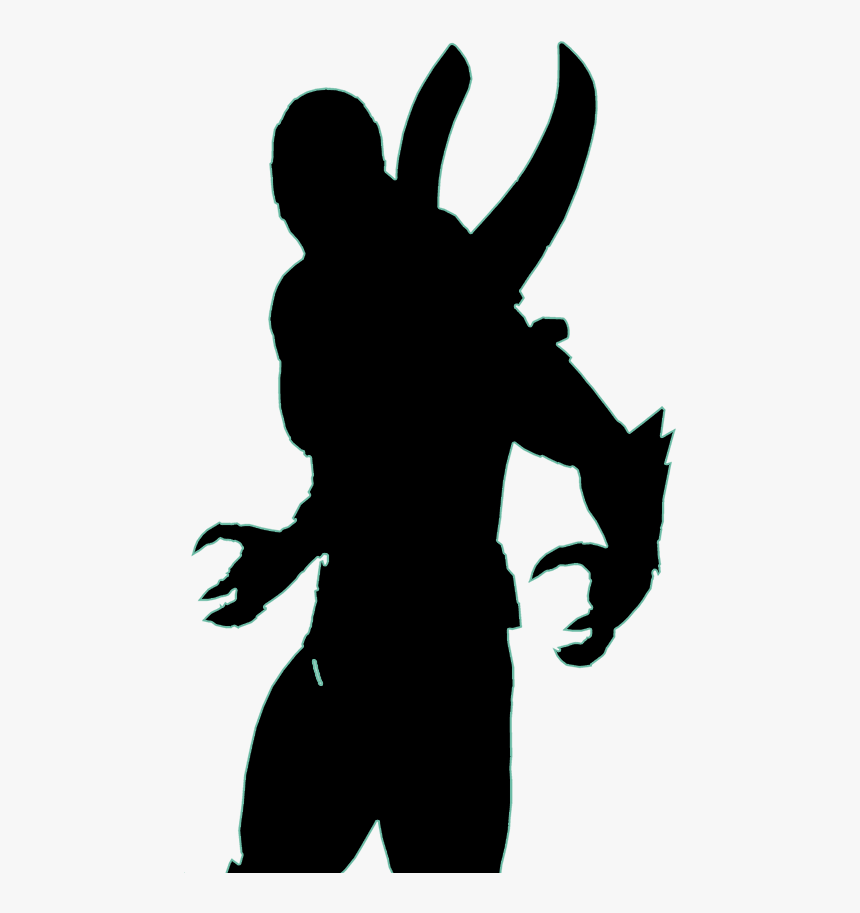 Bunny Standing Silhouette, HD Png Download, Free Download