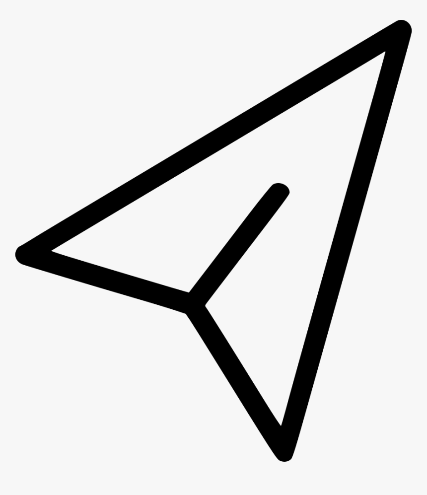 Aeroplane Send Message Paper Plane - Plane Cursor Png, Transparent Png, Free Download