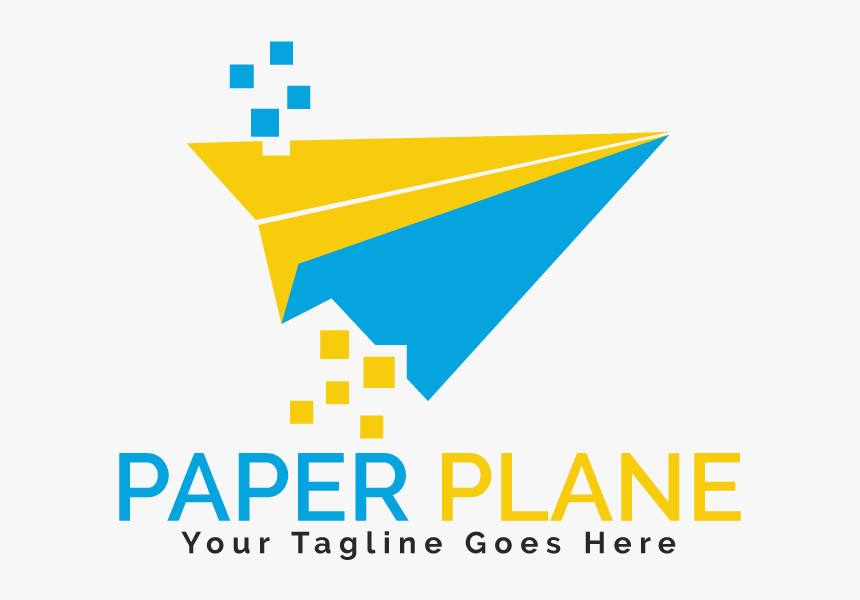 Paper Plane Logo Design - Graphic Design, HD Png Download, Free Download