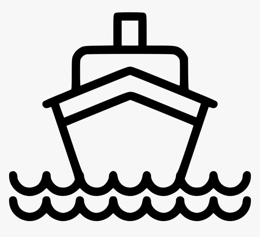 Ship Cruise Boat Sea Luxury - Cruise Ship Clipart Black And White, HD Png Download, Free Download