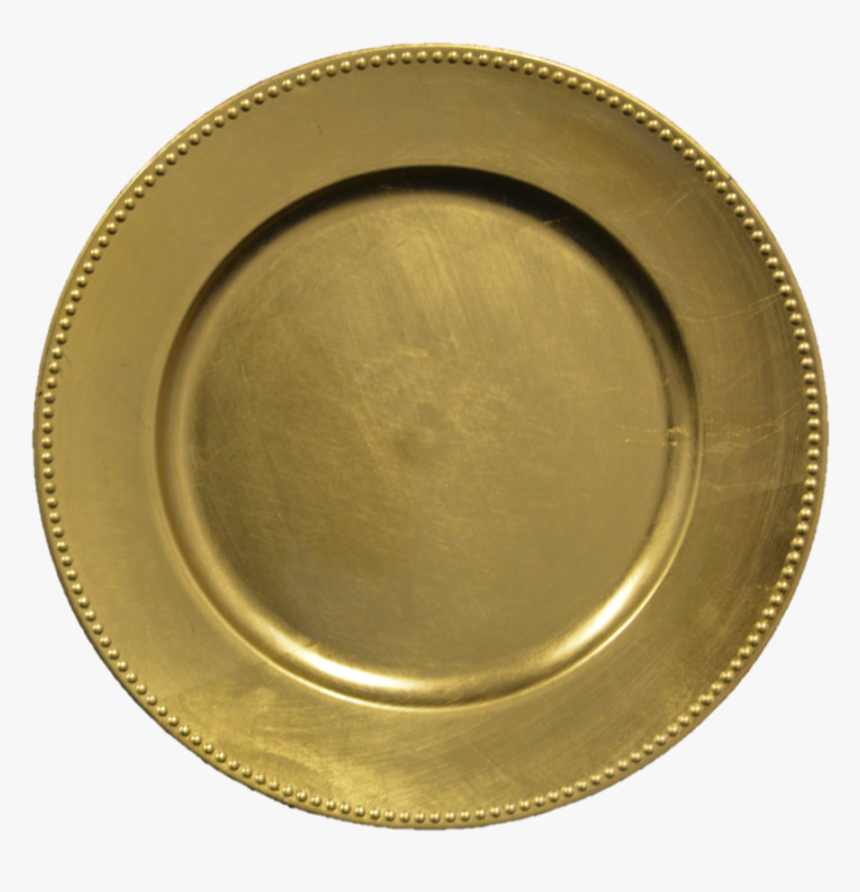 Golden Plate Top View, HD Png Download, Free Download