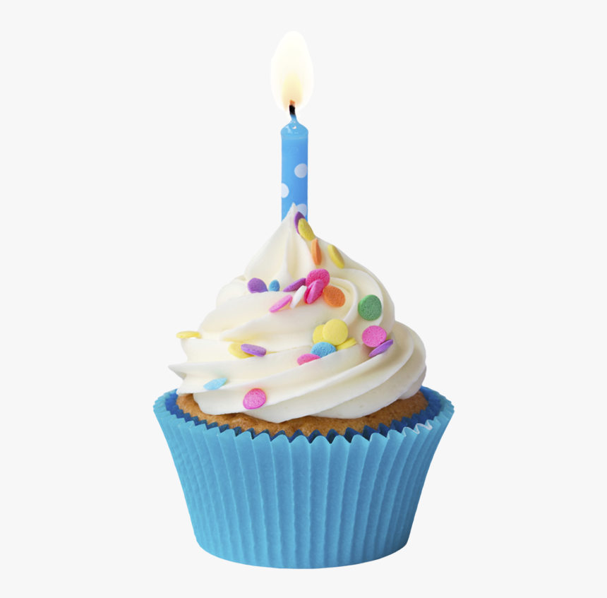 Birthday Cupcake Transparent Png, Png Download, Free Download