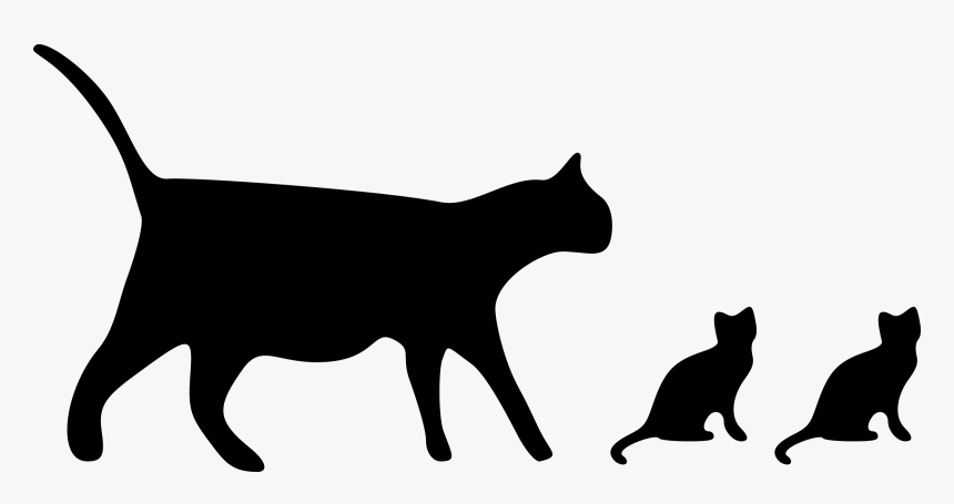 Clip Art Free Library Icons Big Image Png - Easy Black Cat Draw, Transparent Png, Free Download