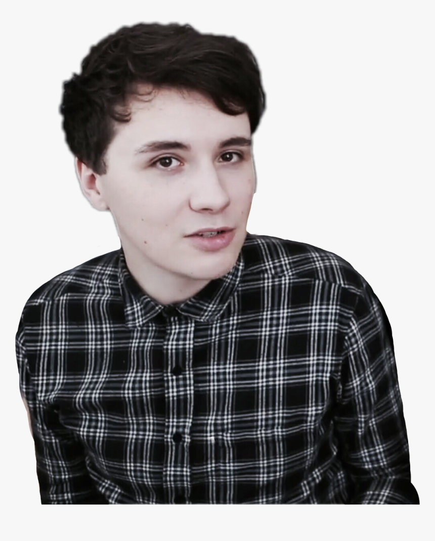 #danisnotonfire #danielhowell #dan #amazingphil #phill - Plaid, HD Png Download, Free Download