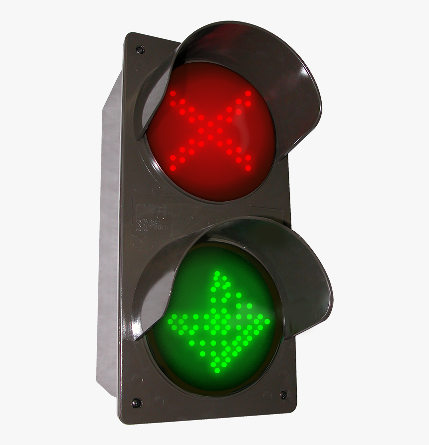 Led Traffic Controller X - Green And Red Signal, HD Png Download, Free Download