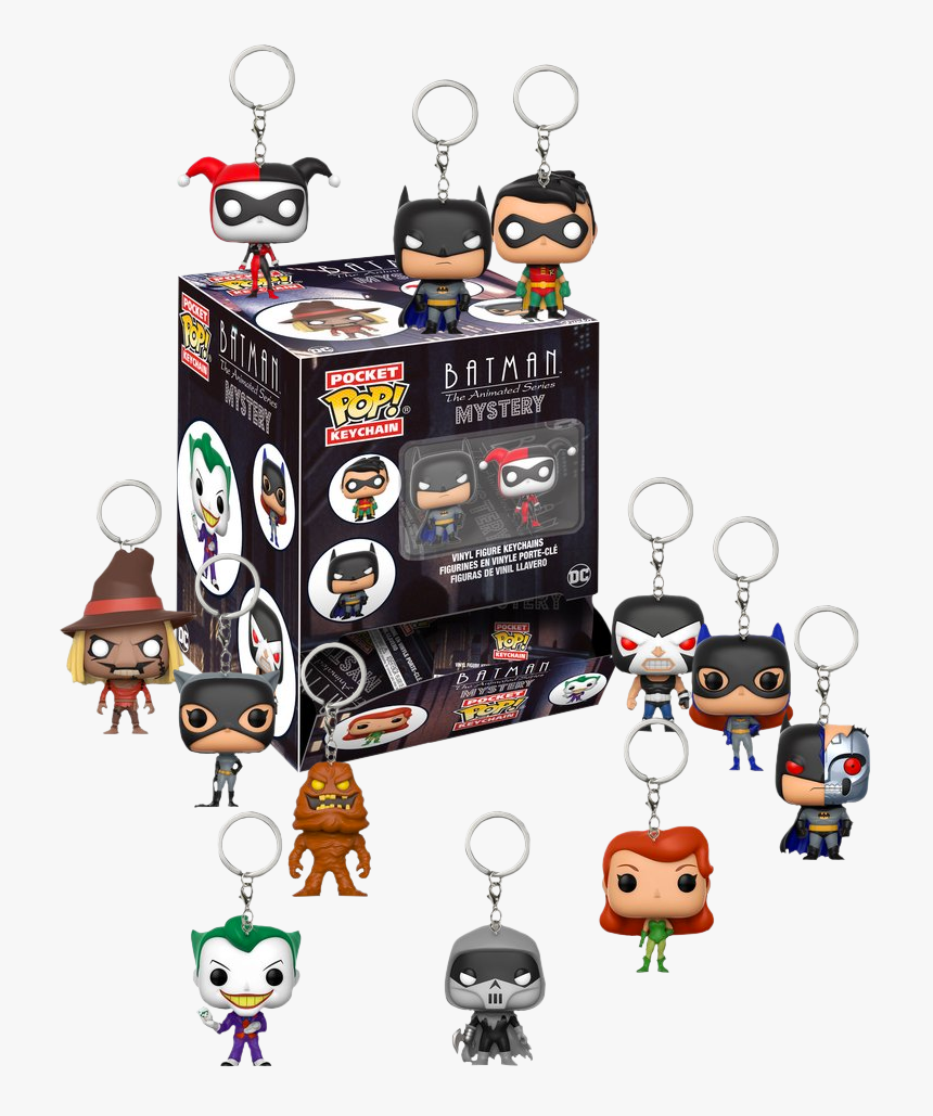 Transparent Batman Animated Png - Funko Pop Keychain Batman, Png Download, Free Download