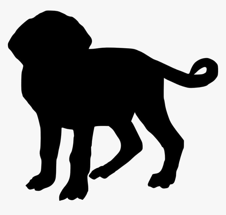 Dog Silhouette Dog Clipart Transparent Background, HD Png Download, Free Download