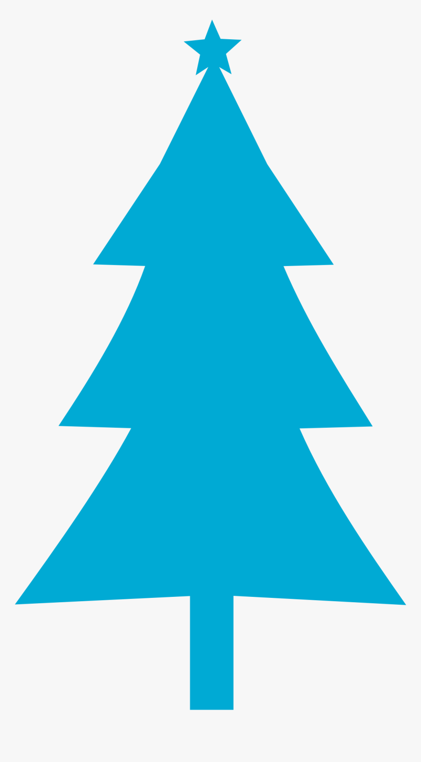 Transparent Christmas Tree Clip Art Png - Silhouette Christmas Tree Clipart, Png Download, Free Download