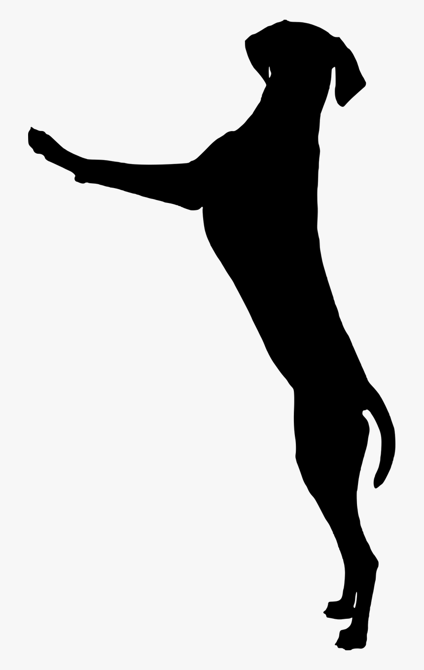 Lab Silhouette - Great Dane Jumping Silhouette, HD Png Download, Free Download