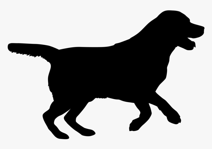 Labrador Retriever Puppy Silhouette Dog Breed Cat - Puppy Silhouette, HD Png Download, Free Download