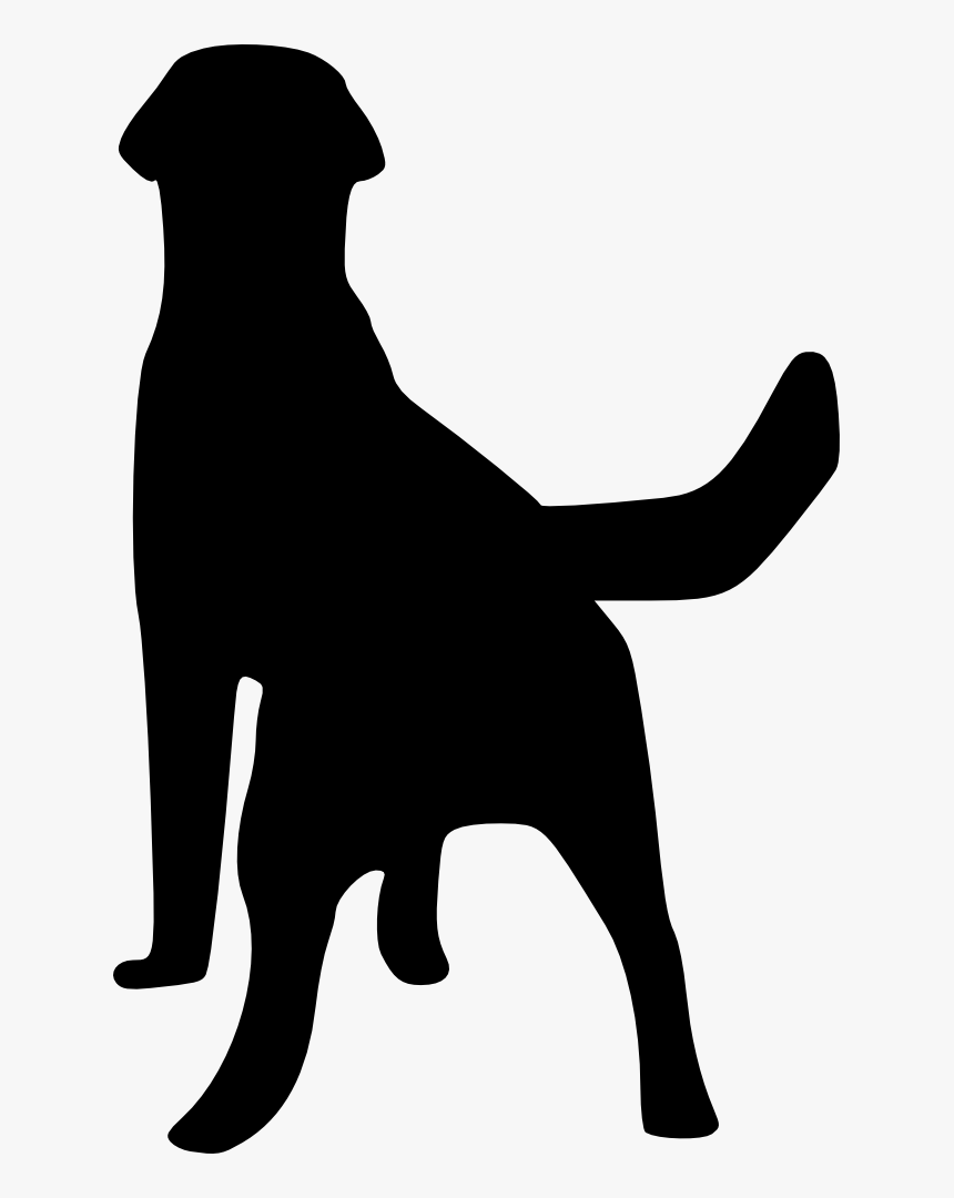 Back Dog Silhouette Png, Transparent Png, Free Download