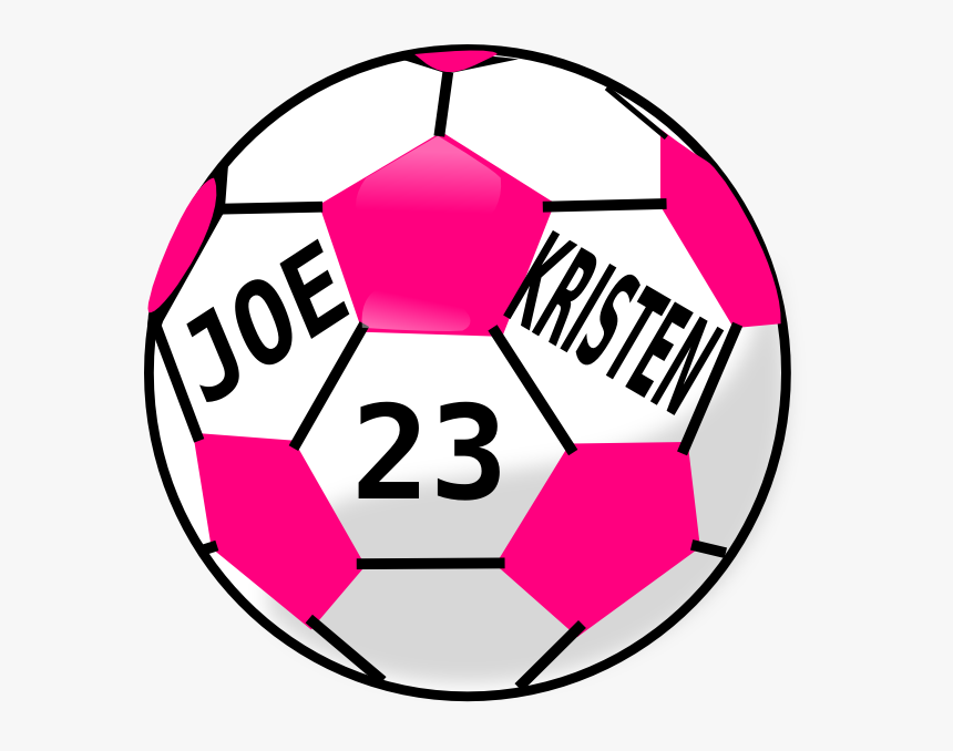 Pink Soccer Ball Clipart - Circle, HD Png Download, Free Download