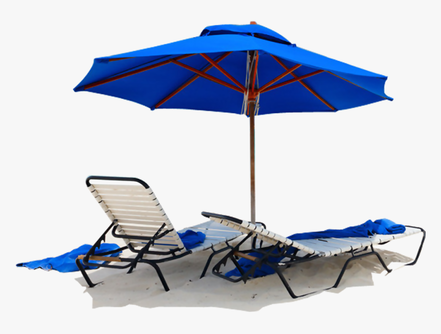 Beach Chair Umbrella Png Hd, Transparent Png, Free Download