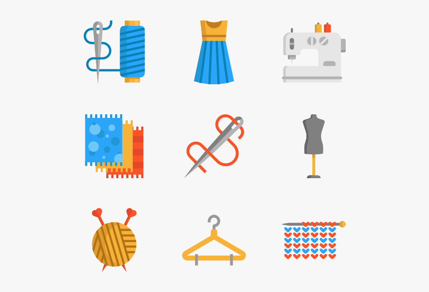 Sewing Elements - Sewing Needle Flat Png, Transparent Png, Free Download