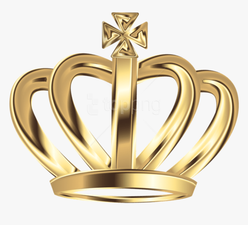 Free Png Download Gold Deco Crown Clipart Png Photo - King Crown Gold Clipart, Transparent Png, Free Download