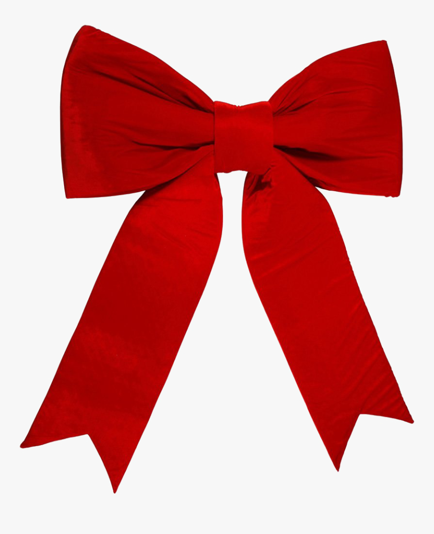 Red Christmas Bow Png, Transparent Png, Free Download