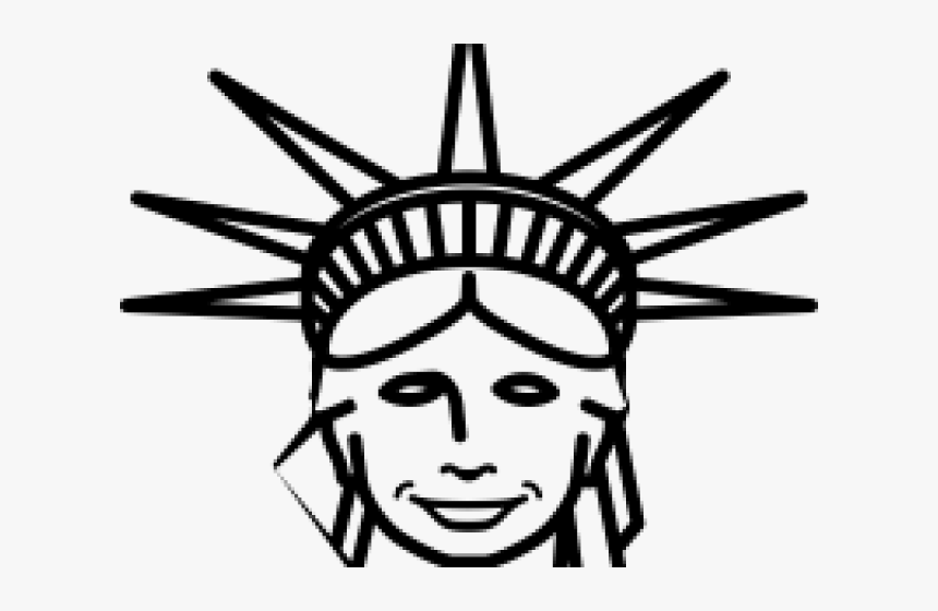 Transparent Statue Of Liberty Vector Png - Crown Statue Of Liberty Png Vector, Png Download, Free Download