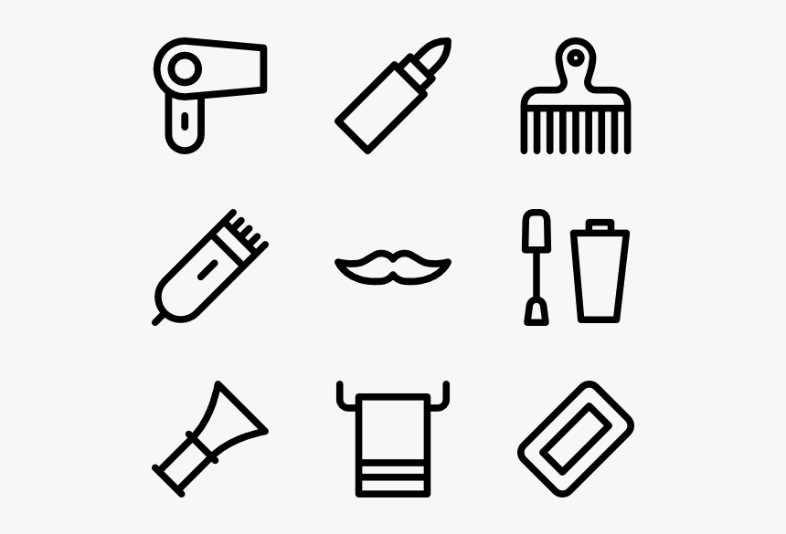 Hairdressing And Esthetics - Hairbrush Icon, HD Png Download, Free Download