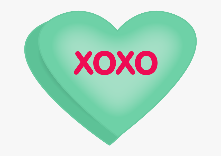 Candy Hearts Png - Candy Heart Clip Art, Transparent Png, Free Download
