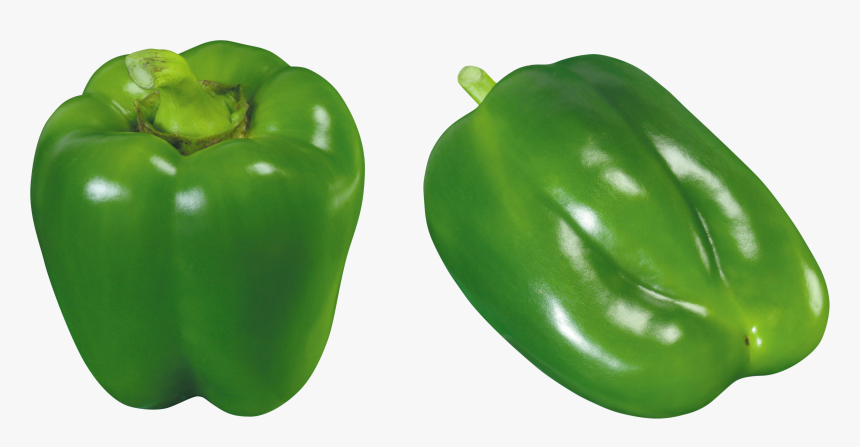 Transparent Peppers Png - Green Bell Pepper Png, Png Download, Free Download