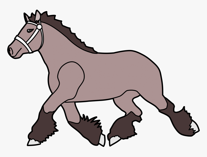 Horse Clip Art - Animasi Gambar Hewan Kuda, HD Png Download, Free Download