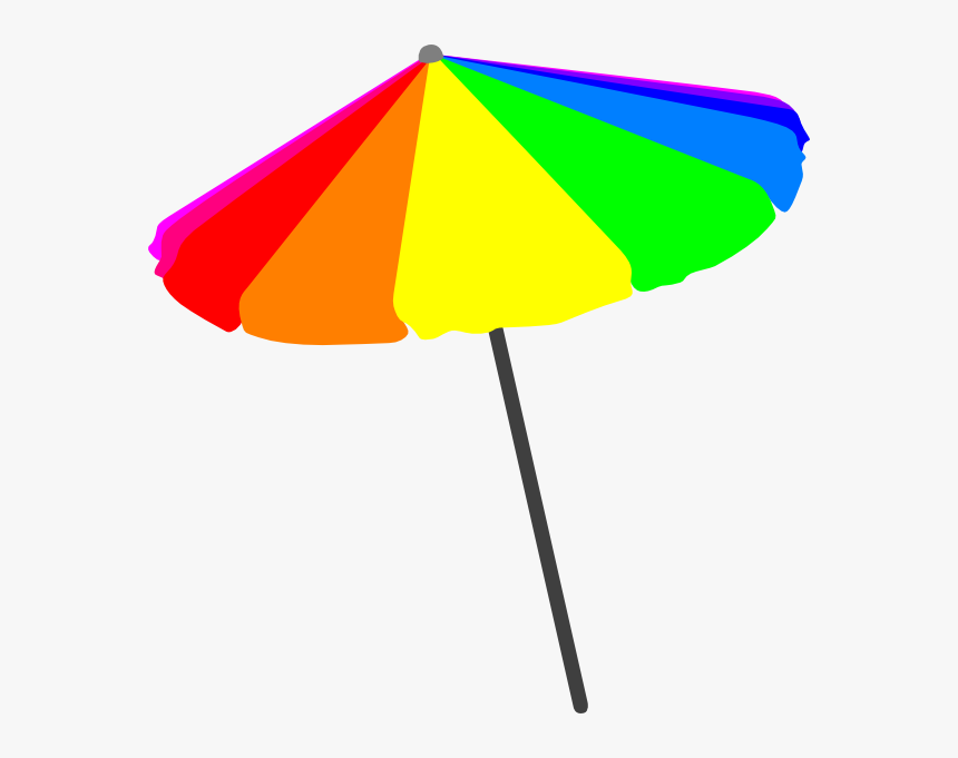Clip Umbrellas Pool Chair - Beach Umbrella Clip Art Png, Transparent Png, Free Download