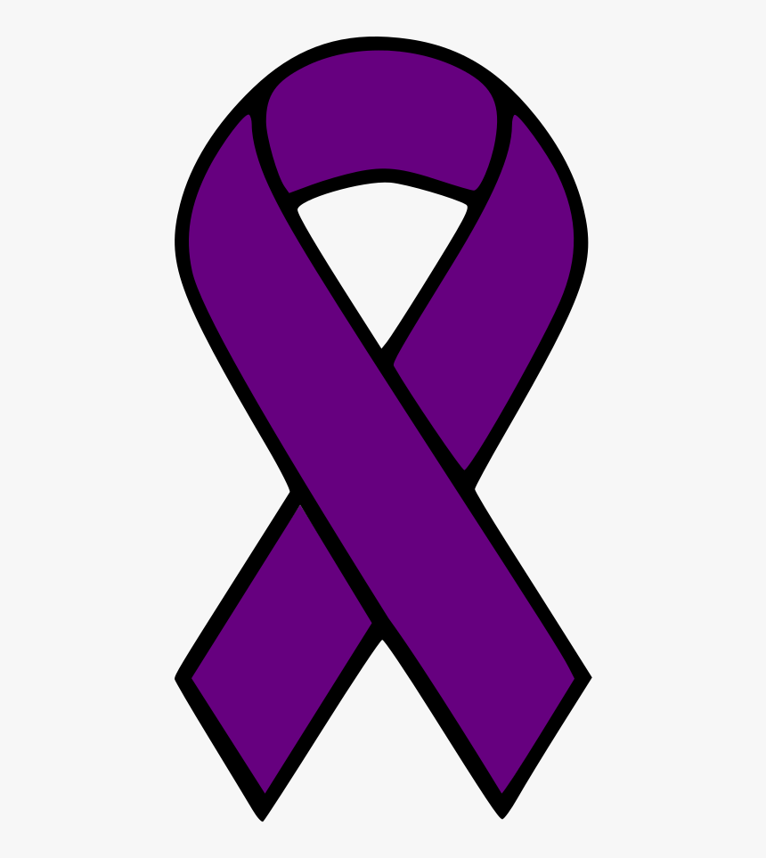 Purple Cancer Ribbon, Awareness Ribbons (No Personalization) - Pack of 10