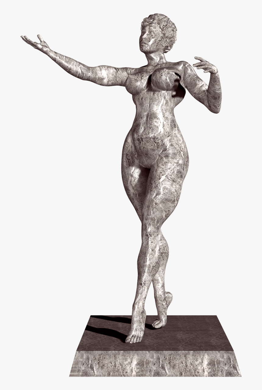 Statue Woman Clip Arts - Woman Statue Png, Transparent Png, Free Download