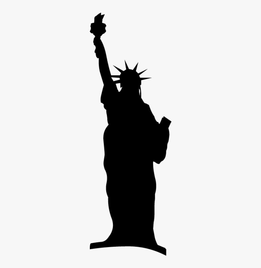 Statue Of Liberty Building Silhouette - Statue Of Liberty, HD Png Download, Free Download