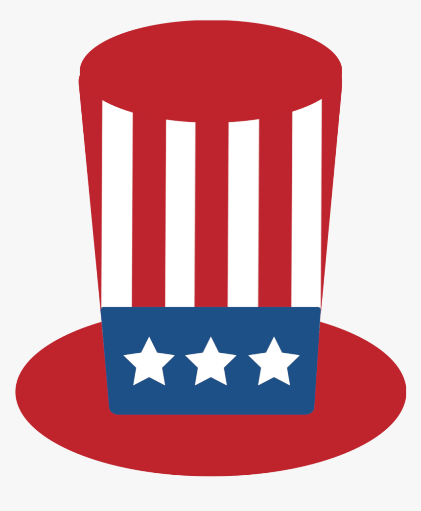 23 Free Printable Summer Photo Booth Props - Plastic Uncle Sam Hat, HD Png Download, Free Download
