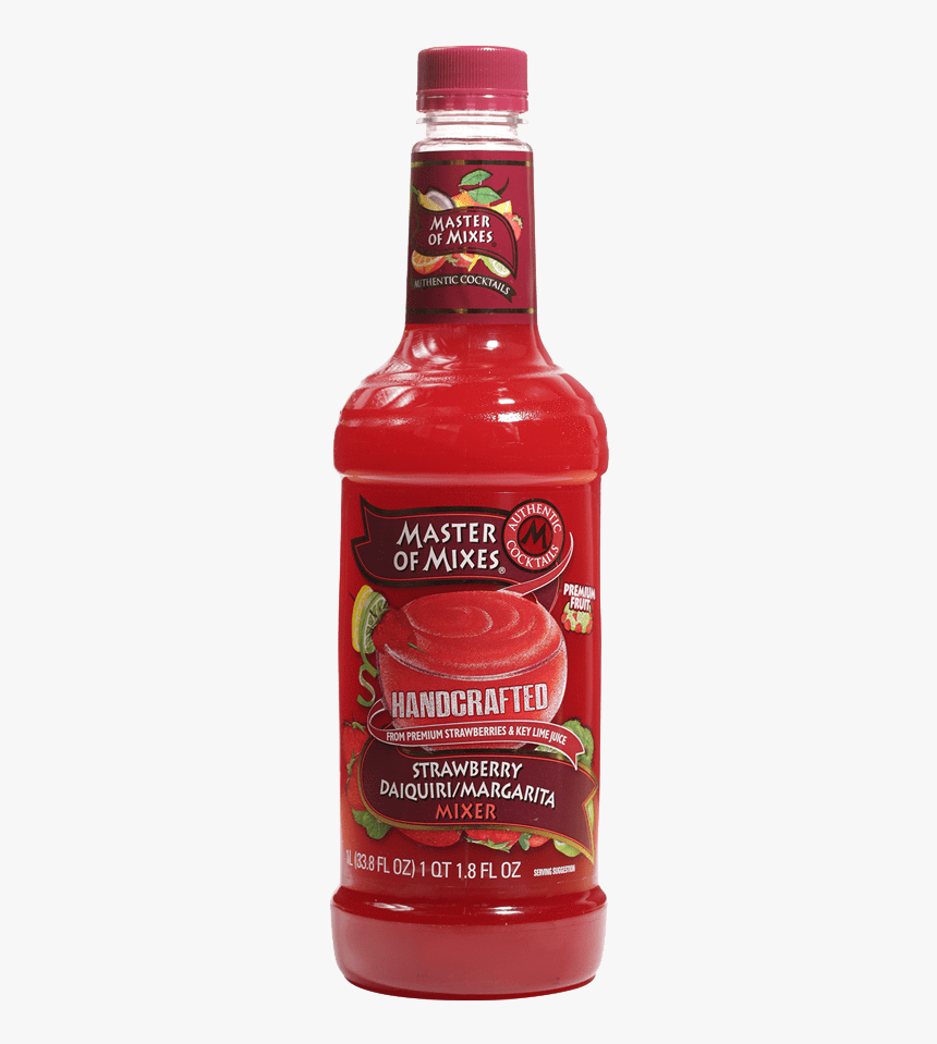 Master Of Mixes Strawberry Daiquiri Mix 1l - Master Of Mixes Strawberry, HD Png Download, Free Download