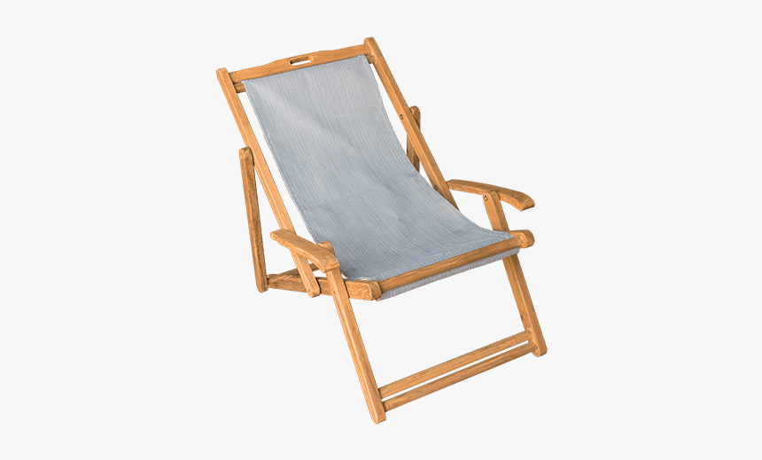 Simple Teak Beach Lounge Chair - Real Pool Chair Png, Transparent Png, Free Download
