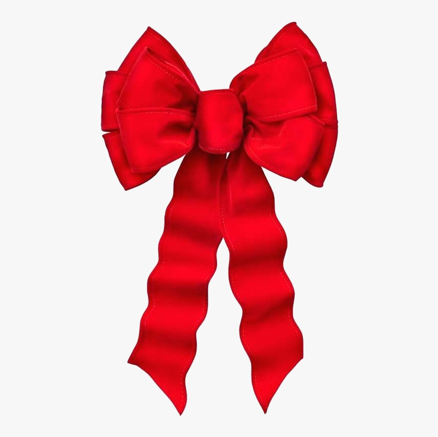 Christmas Bow Red Bows For Tree Tartan Clipart Free - Silk, HD Png Download, Free Download